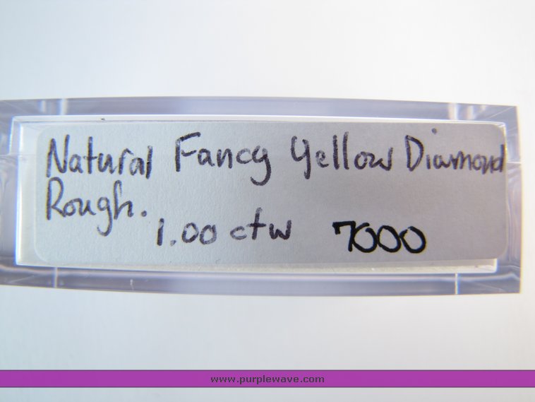 image for item 7000 Natural yellow diamonds