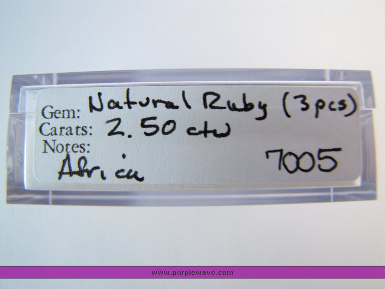 image for item 7005 (3) natural ruby