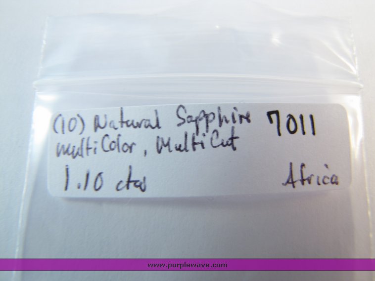 image for item 7011 (10) natural sapphires