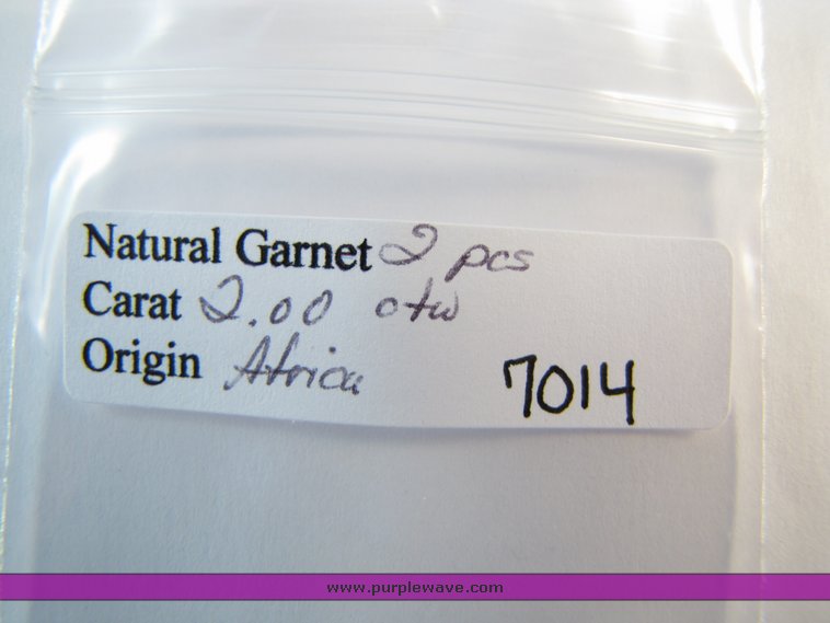 image for item 7014 (2) natural garnet