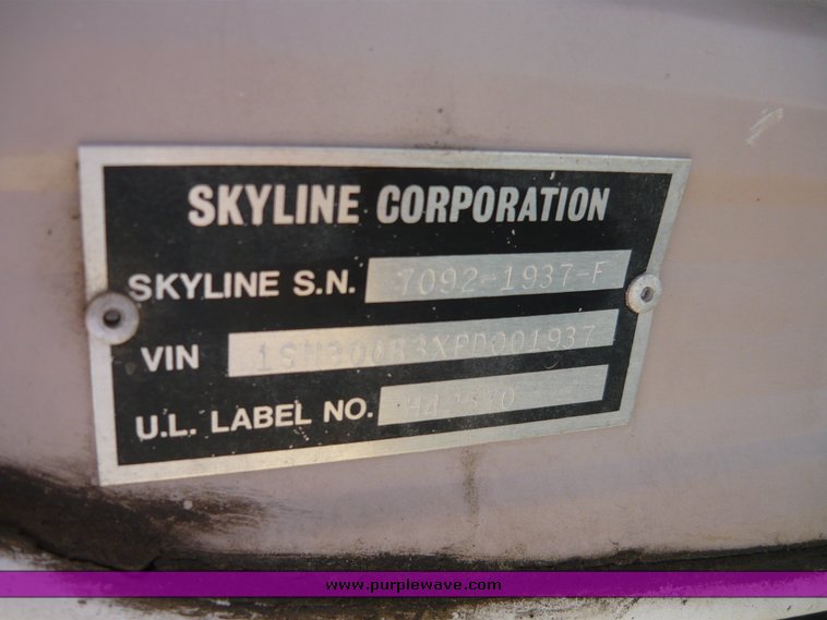 image for item 5001 1993 Skyline Nomad