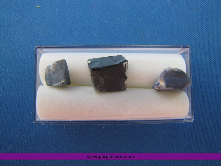 image for item 7241 3 Natural black opals