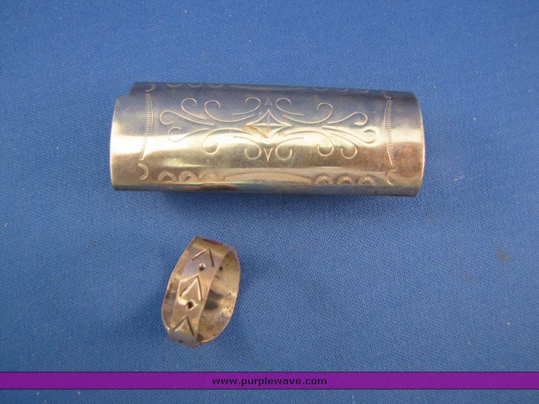 image for item 7246 Sterling silver ring - .3oz