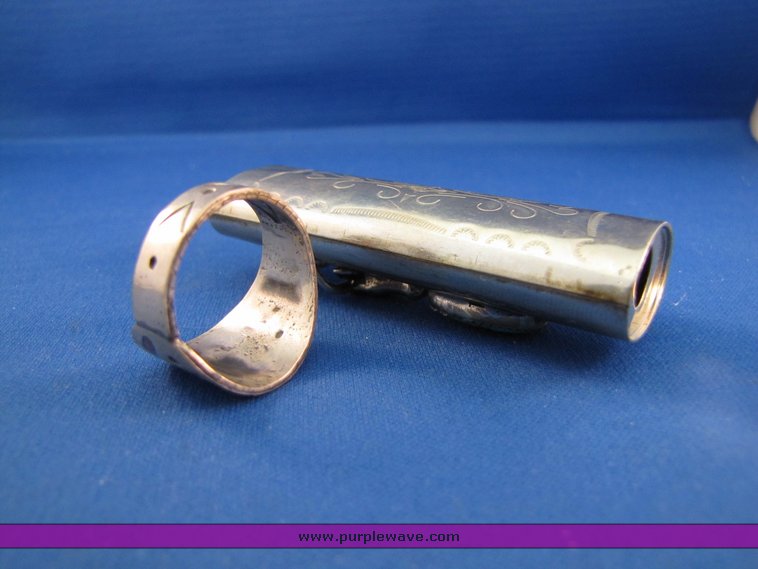 image for item 7246 Sterling silver ring - .3oz