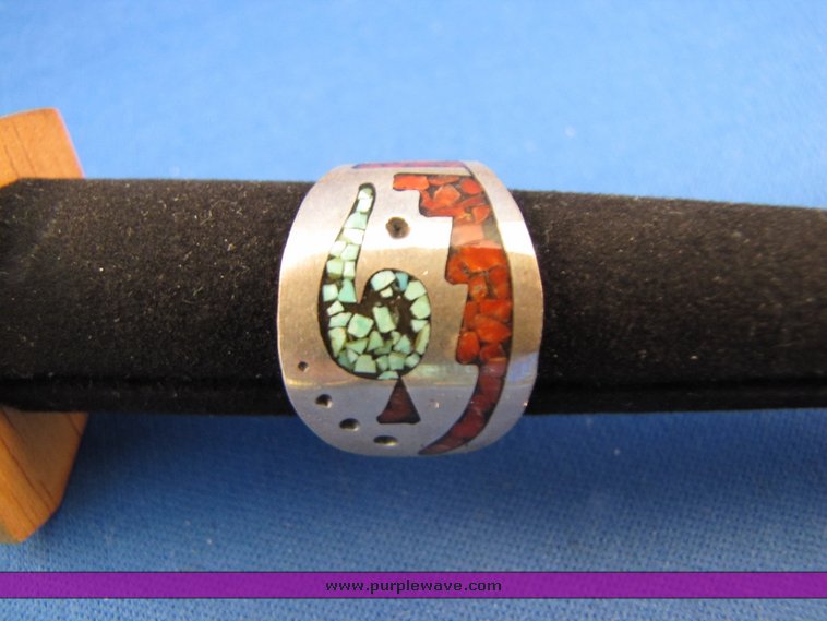 image for item 7246 Sterling silver ring - .3oz