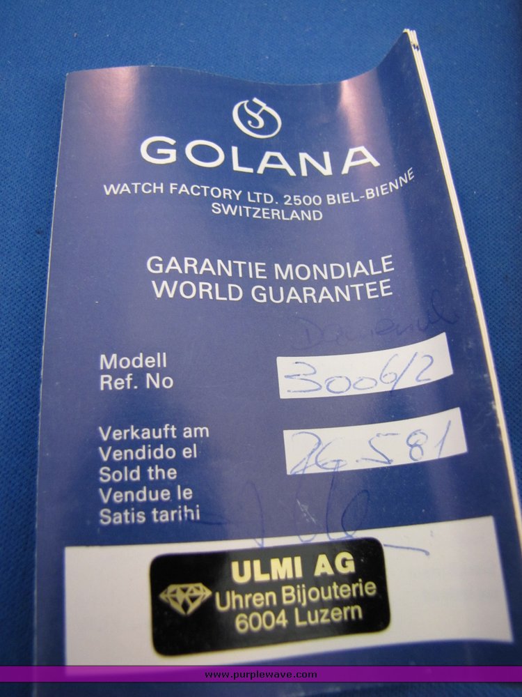 image for item 7248 2 Golana Swiss watches