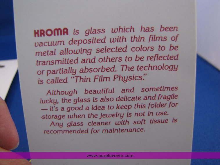 image for item 7266 Kroma necklace and earrings