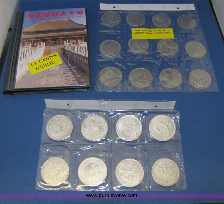 image for item 7270 10 Silver Coins of China