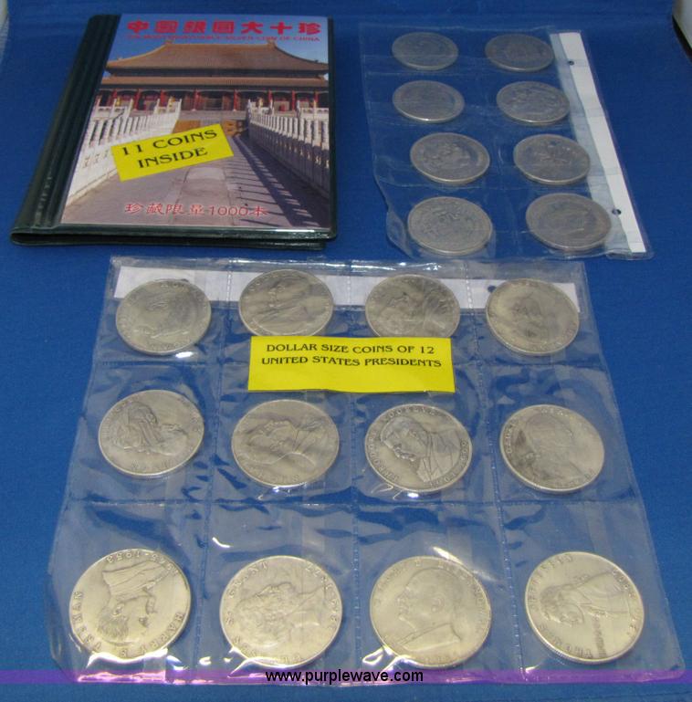 image for item 7271 10 Silver Coins of China