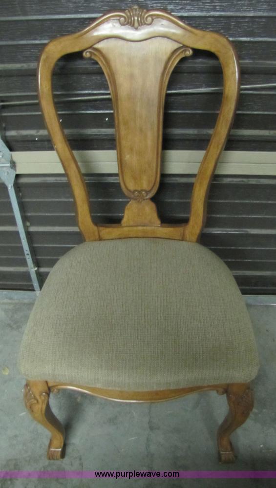 image for item 7276 6' pecan table and chairs