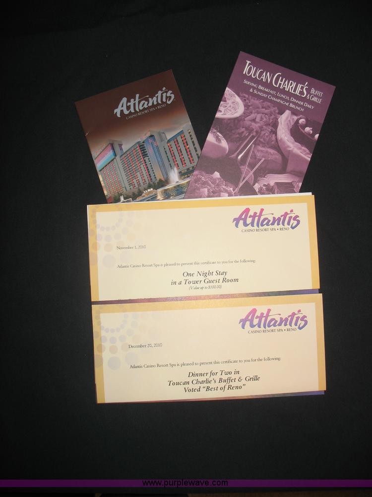 image for item 2002 Atlantis Resort Dine and Stay Package