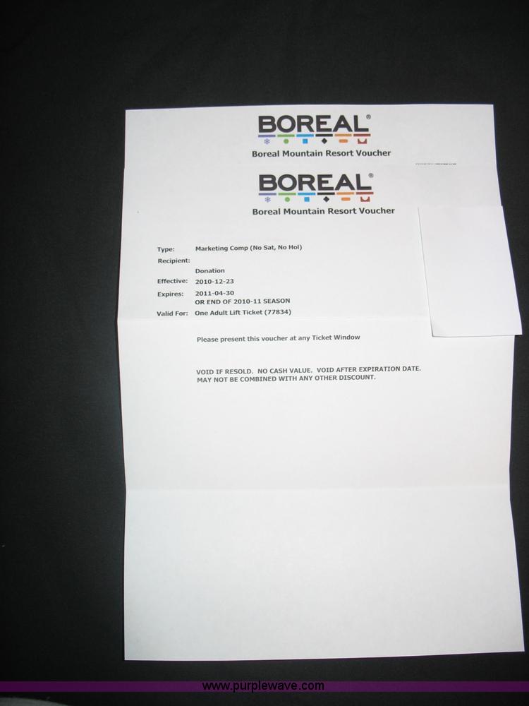 image for item 2003 Boreal Lift Ticket