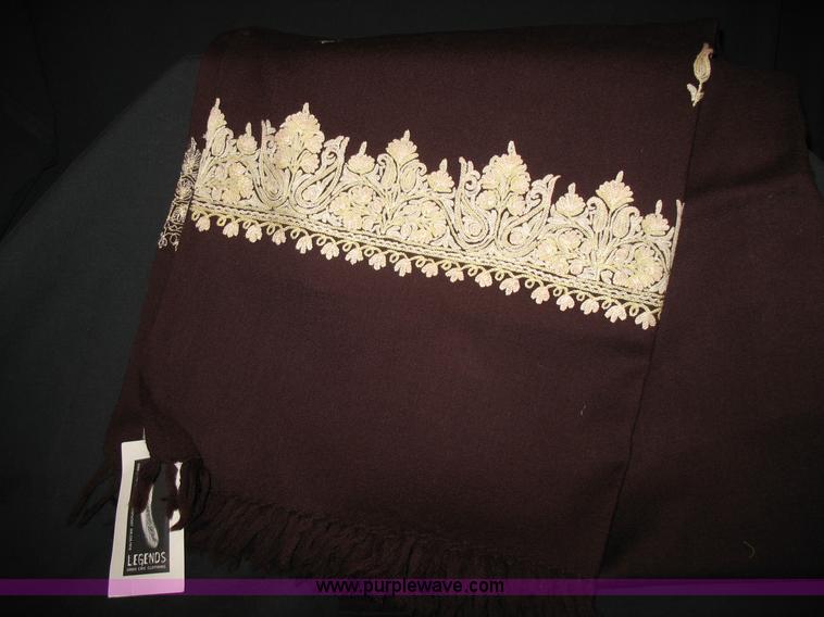 image for item 2046 Hand embroidered Kashmiri Wool Scarf