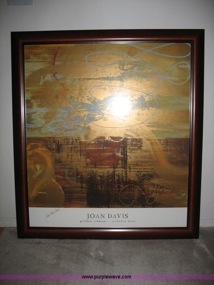 image for item 2069 Framed Poster "Golden Ribbons"